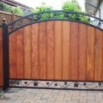 Iron Grape Vine Frame For Wooden Gate