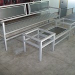 Iron Bench and Cutom Made Table