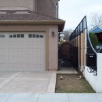 Ornamental Iron Fencing and Iron Screen Door