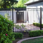 Iron Fencing With Simple Ring Design