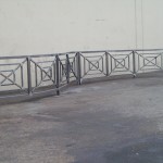 Square Design Iron Fence