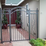 Small Arch Iron Door